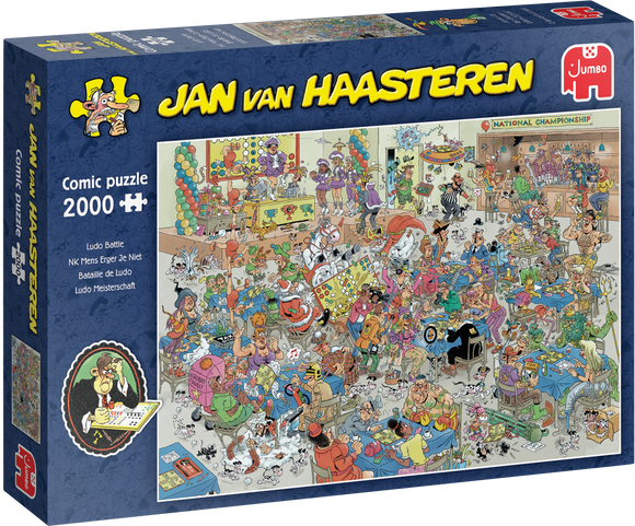 Ludo Battle - Jan van Haasteren | Jumbo | 2000 Pieces | Jigsaw Puzzle