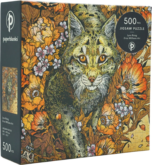 Lynx Rising - Erica Williams | Paperblanks | 500 Pieces | Jigsaw Puzzle