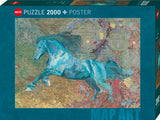 Map Horse - Map Art | Matthew Cusick | Heye | 2000 Pieces | Jigsaw Puzzle