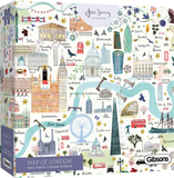 Map Of London - Josie Shenoy | Gibsons | 1000 Pieces | Jigsaw Puzzle