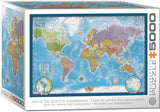 Map Of The World | Eurographics | 5000 Pieces | Jigsaw Puzzle