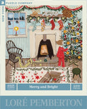 Merry And Bright - Loré Pemberton | New York Puzzle Company | 500 Pieces | Jigsaw Puzzle