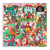Merry Catmas! - Rebecca Jones | Mudpuppy | 500 Pieces | Jigsaw Puzzle