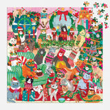 Merry Catmas! - Rebecca Jones | Mudpuppy | 500 Pieces | Jigsaw Puzzle