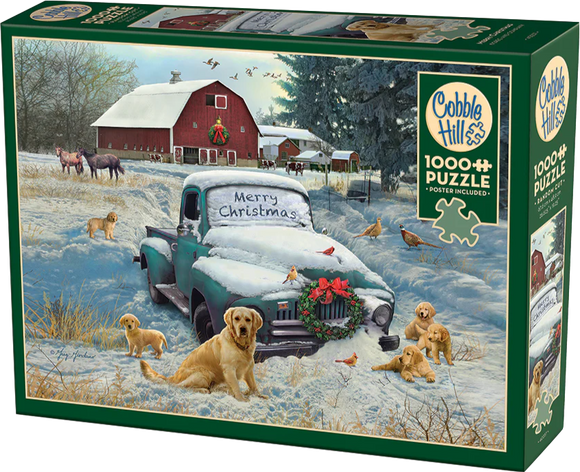 Merry Christmas - Greg Giordano | Cobble Hill | 1000 Pieces | Jigsaw Puzzle