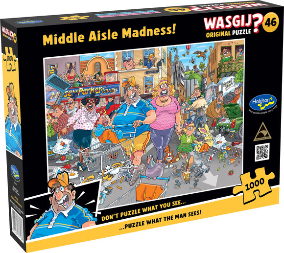 Middle Aisle Madness! - Original No.46 | Wasgij? | Holdson | 1000 Pieces | Jigsaw Puzzle