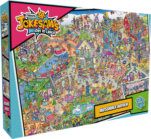 Midsummer Mayhem - Jokesaws | Phil Dobson | Gibsons | 1000 Pieces | Jigsaw Puzzle