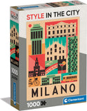 Milan - Style In The City | Clementoni | 1000 Pieces | Jigsaw Puzzle