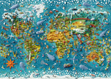 Miniature World - Map Art | Sara Drake | Heye | 2000 Pieces | Jigsaw Puzzle