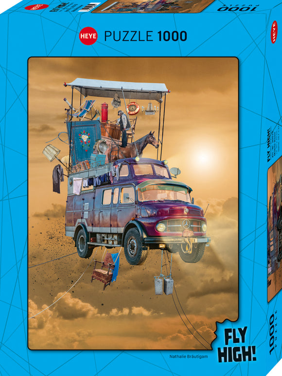 Mobile Home - Fly High! | Nathalie Bräutigam | Heye | 1000 Pieces | Jigsaw Puzzle