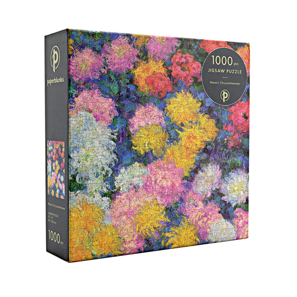 Monet’s Chrysanthemums - Claude Monet | Paperblanks | 1000 Pieces | Jigsaw Puzzle