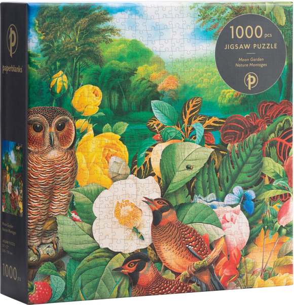 Moon Garden - Nature Montages | Paperblanks | 1000 Pieces | Jigsaw Puzzle