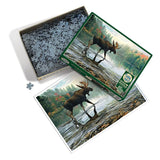 Moose Crossing - Russell Cobane | Cobble Hill | 1000 Pieces | Jigsaw Puzzle
