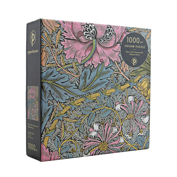Morris Pink Honeysuckle - William Morris | Paperblanks | 1000 Pieces | Jigsaw Puzzle