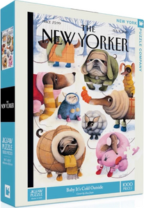 NYPC | Baby It's Cold Outside - Ana Juan | New York Puzzle Company | 1000 Pieces | Jigsaw Puzzle