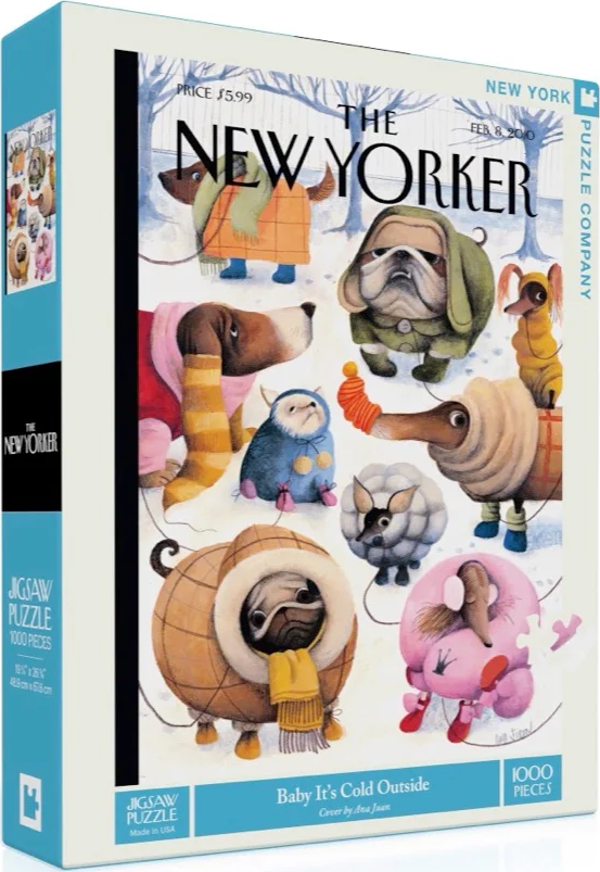 NYPC | Baby It's Cold Outside - Ana Juan | New York Puzzle Company | 1000 Pieces | Jigsaw Puzzle