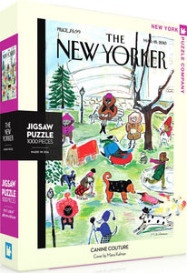 NYPC | Canine Couture - Maria Kalman | New York Puzzle Company | 1000 Pieces | Jigsaw Puzzle