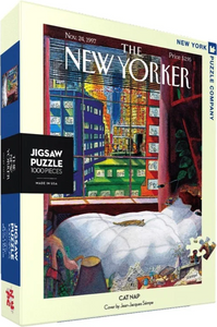 Cat Nap - Jean-Jacques Sempé | New York Puzzle Company | 1000 Pieces | Jigsaw Puzzle