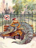 NYPC | Crocodile Tears - Peter de Sève | New York Puzzle Company | 500 Pieces | Jigsaw Puzzle