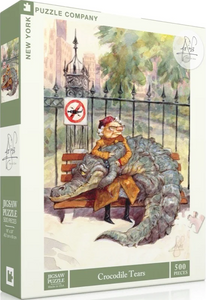 NYPC | Crocodile Tears - Peter de Sève | New York Puzzle Company | 500 Pieces | Jigsaw Puzzle