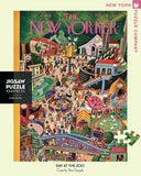 NYPC | Day At The Zoo - Tibor Gergely | New York Puzzle Company | 1000 Pieces | Jigsaw Puzzle