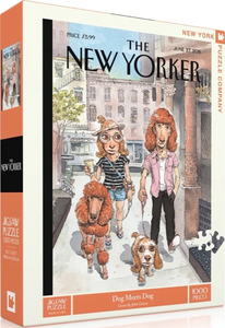 NYPC | Dog Meets Dog - John Cuneo | New York Puzzle Company | 1000 Pieces | Jigsaw Puzzle