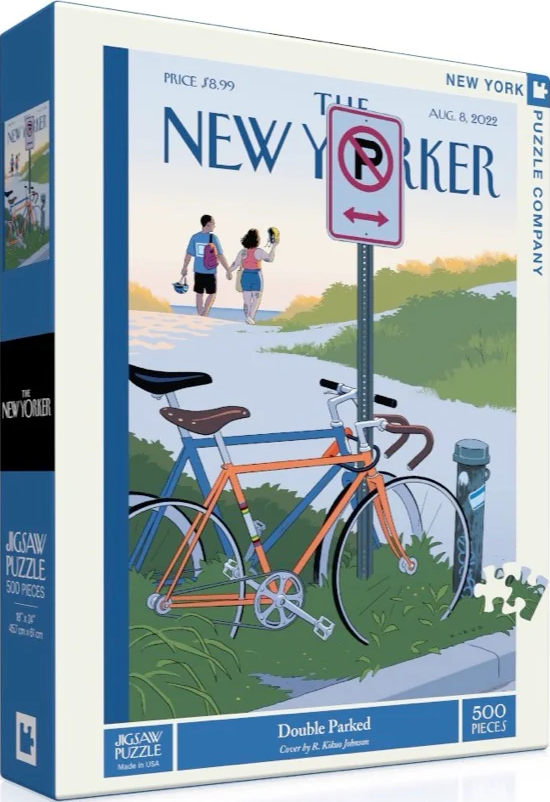 NYPC | Double Parked - R. Kikuo Johnson | New York Puzzle Company | 500 Pieces | Jigsaw Puzzle