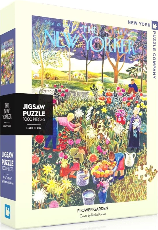 Flower Garden Ilonka Karasz New York Puzzle Company 1000 Pieces