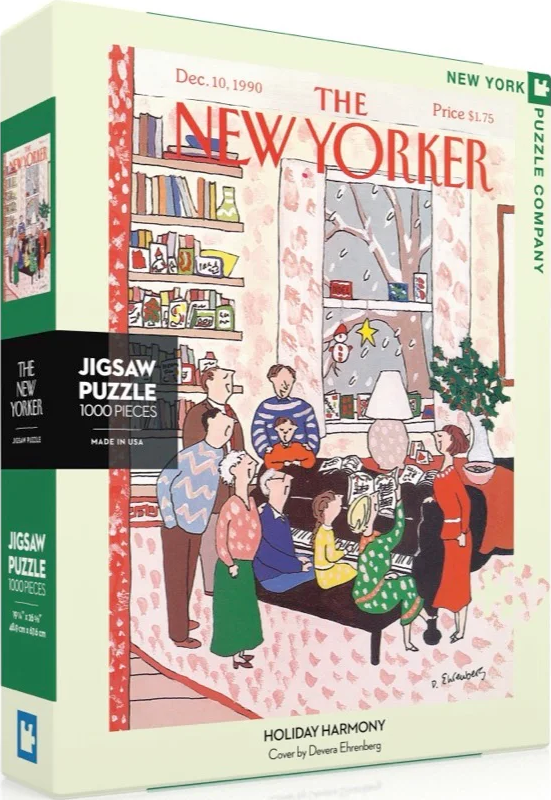 NYPC | Holiday Harmony - Devera Ehrenberg | New York Puzzle Company | 1000 Pieces | Jigsaw Puzzle