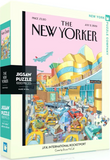 JFK International Rocketport - Bruce McCall | New York Puzzle Company | 1000 Pieces | Jigsaw Puzzle