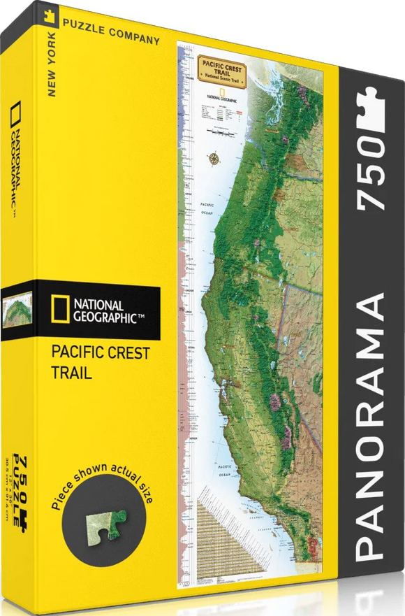 NYPC | Pacific Crest Trail - National Geographic | New York Puzzle Company | 750 Pieces | Panorama Jigsaw Puzzle