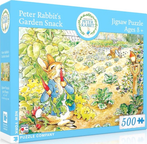 Peter Rabbit's Garden Snack - Peter Rabbit | New York Puzzle Company | 500 Pieces | Jigsaw Puzzle