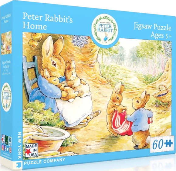 Peter Rabbit's Home - Peter Rabbit | New York Puzzle Company | 60 Pieces | Jigsaw Puzzle