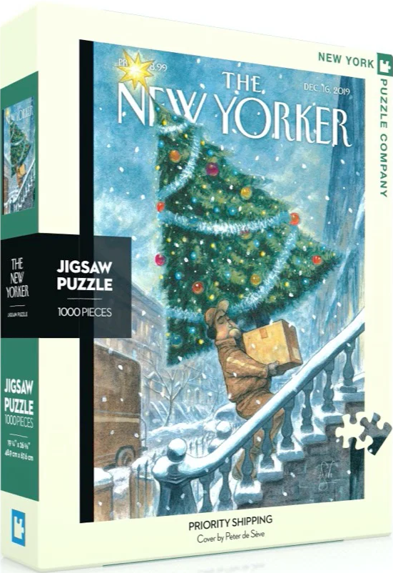 Priority Shipping - Peter de Sève | New York Puzzle Company | 1000 Pieces | Jigsaw Puzzle