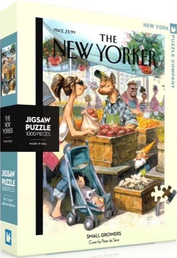 NYPC | Small Growers - Peter de Sève | New York Puzzle Company | 1000 Pieces | Jigsaw Puzzle