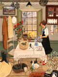 Nettle Tea - Loré Pemberton | New York Puzzle Company | 1000 Pieces | Jigsaw Puzzle