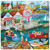New England Wharf - Uta Krogmann | Eeboo | 1000 Pieces | Jigsaw Puzzle