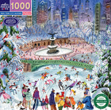 New York City Ice Skaters - Victoria Tentler-Krylov | Eeboo | 1000 Pieces | Jigsaw Puzzle