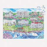Newport Mansions - Michael Storrings | Galison | 1000 Pieces | Jigsaw Puzzle