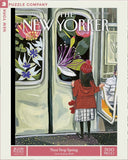 Next Stop Spring - Jenny Kroik | New York Puzzle Company | 500 Pieces | Jigsaw Puzzle