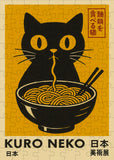 Noodle Cat | Happily | 99 Pieces | Mini Jigsaw Puzzle