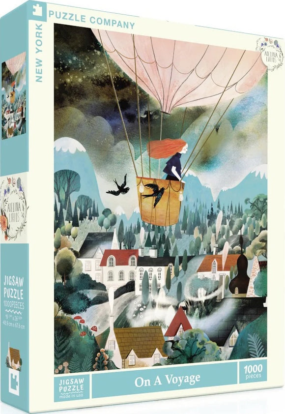 On A Voyage - Adelina Lirus | New York Puzzle Company | 1000 Pieces | Jigsaw Puzzle