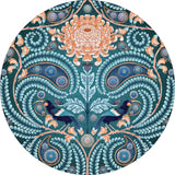 Huia And Chrysanthemum - Catherine Marion | Pomegranate | 500 Pieces | Circular Jigsaw Puzzle