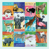 Painted Safari | Mudpuppy | 500 Pieces | Jigsaw Puzzle