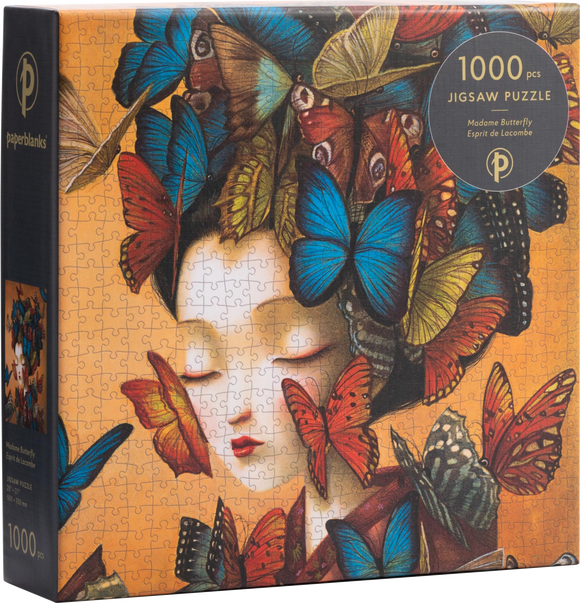 Madame Butterfly - Benjamin Lacombe | Paperblanks | 1000 Pieces | Jigsaw Puzzle