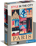 Paris - Style In The City | Clementoni | 1000 Pieces | Jigsaw Puzzle
