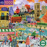 Paris In Autumn - Jennifer Orkin Lewis | Eeboo | 1000 Pieces | Jigsaw Puzzle