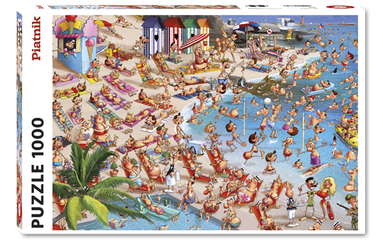 Piatnik | Beach - Francois Ruyer | 1000 Pieces | Jigsaw Puzzle