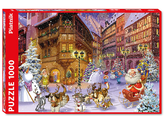 Piatnik | Christmas Village - Francois Ruyer | 1000 Pieces | Jigsaw Puzzle