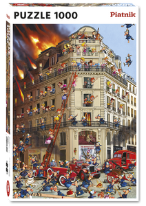 Piatnik | Fire Brigade - Francois Ruyer | 1000 Pieces | Jigsaw Puzzle